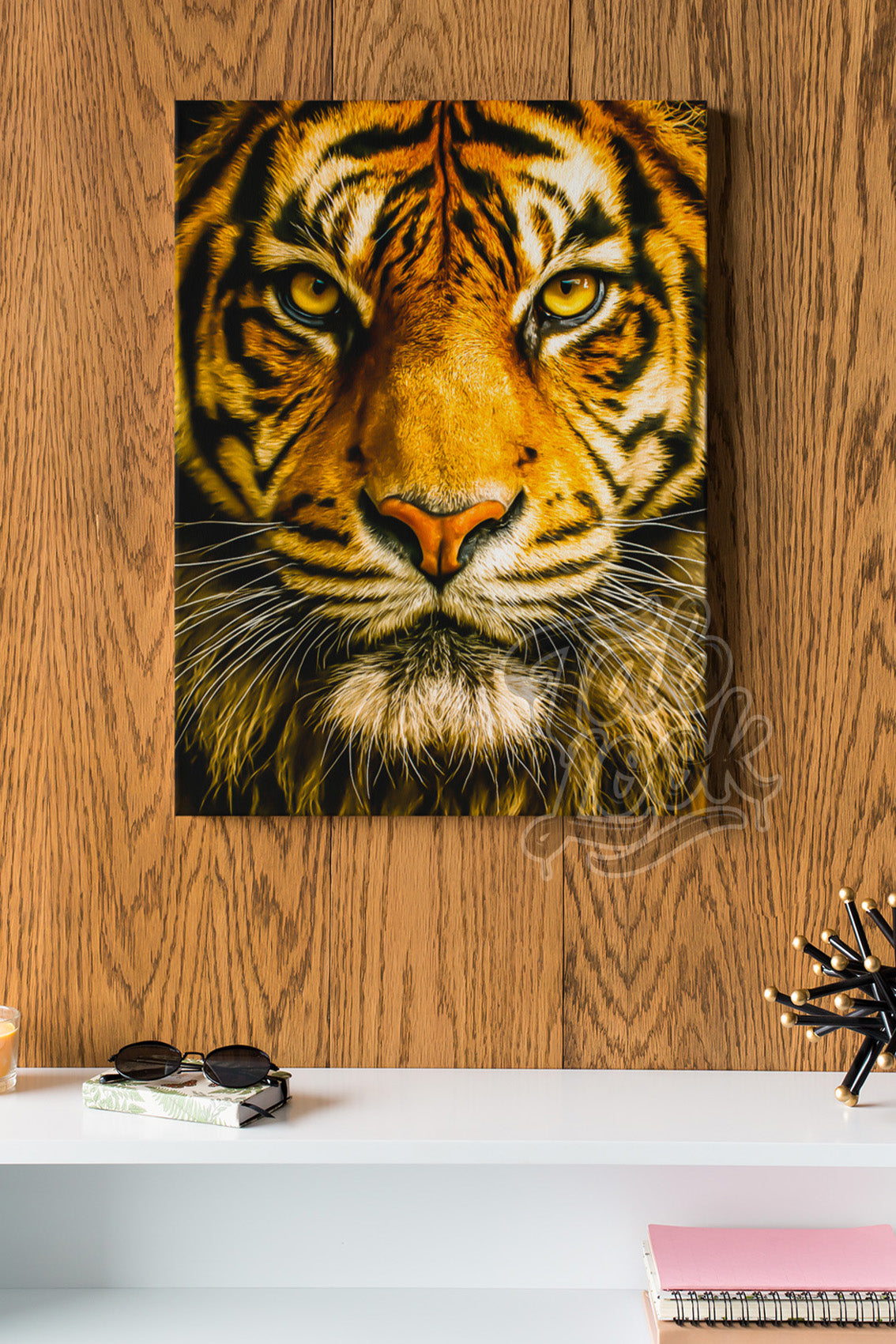 Tableau Déco Tigre – Art Mural Moderne et Élégant