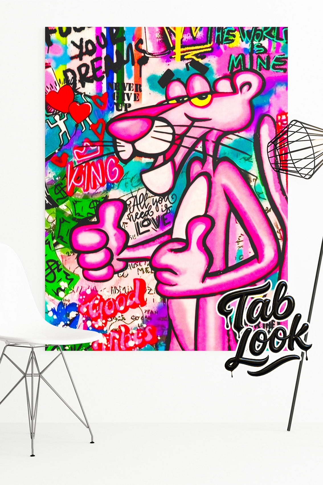 Art Moderne & Coloré – Panthère Rose