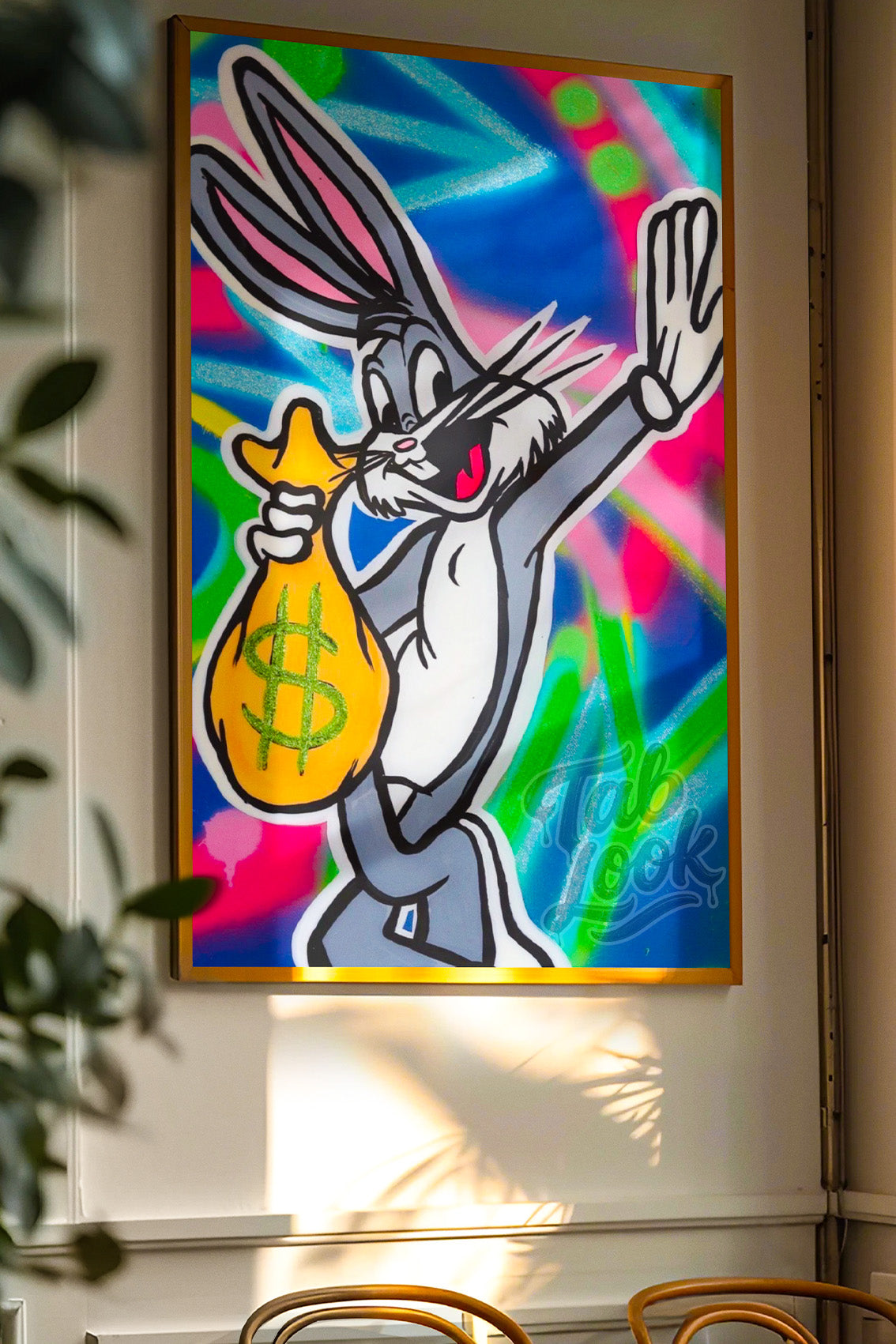 Tableau Bugs Bunny Pop Art - Style Coloré et Moderne