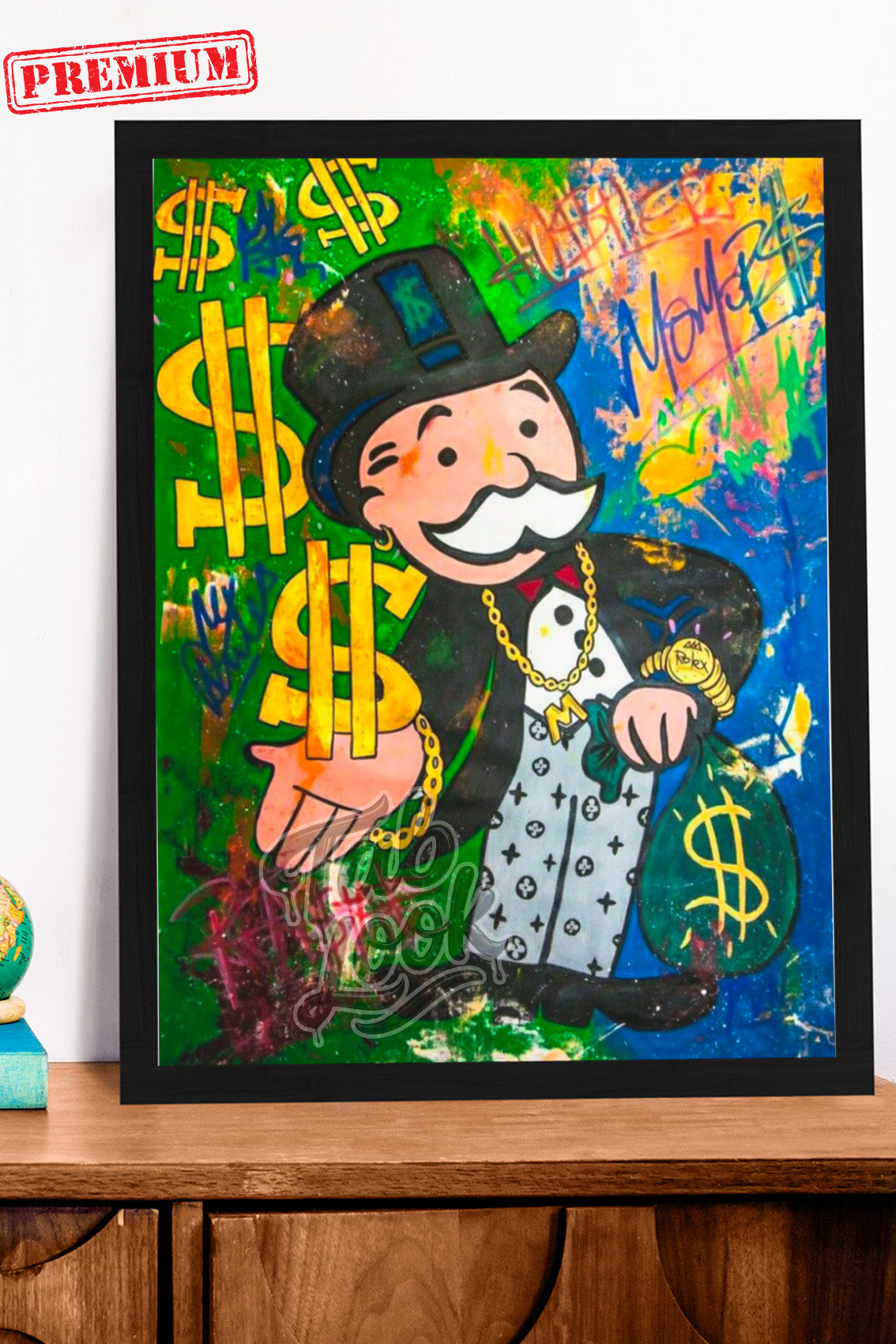 Tableau Street Art – Rich Uncle Monopoly & Dollar Design