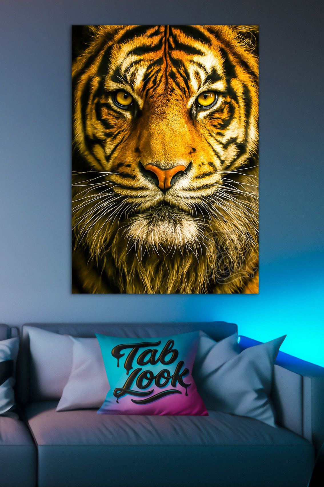 Tableau Déco Tigre – Art Mural Moderne et Élégant