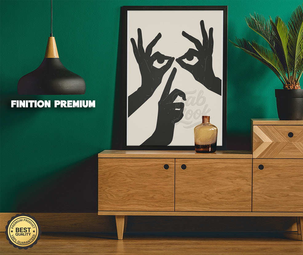 Mains abstraites (noir & blanc)