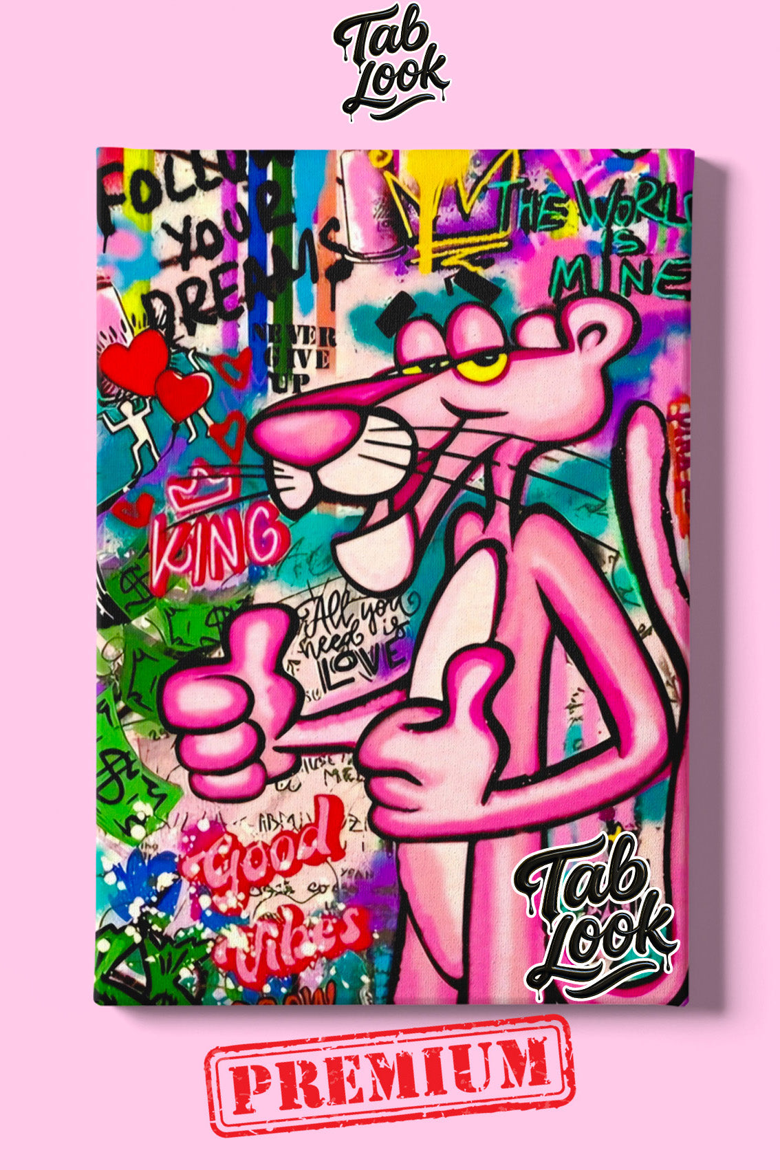 Art Moderne & Coloré – Panthère Rose